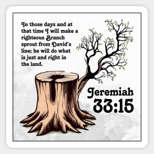 Jeremiah 33:15 Sticker